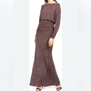 Vince Camuto Burgundy/Plum Sparkle Dress